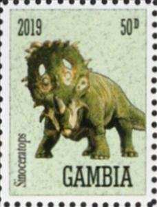 Stamp, Sinoceratops, Cinderellas,  , Dinosaurs, Prehistorical Animals