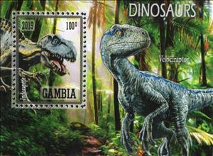 Mini Sheet, Dinosaurs, Cinderellas,  , Dinosaurs, Prehistorical Animals