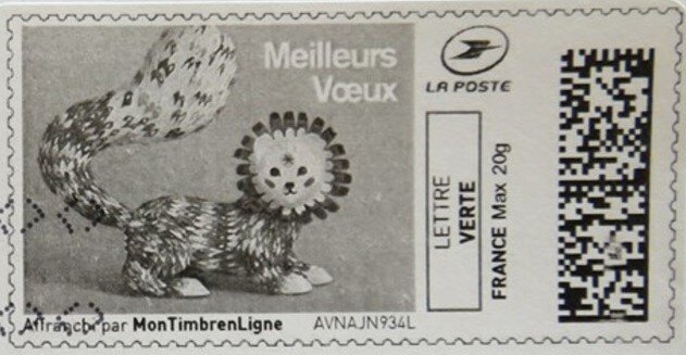 Fantastic Cat. Best Wishes. Meilleurs Voeux