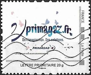 Stamp, Primagaz, Personalized and Private Mail Stamps,  , Energy