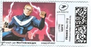 Stamp, Firesteel, Personalized and Private Mail Stamps,  , Cartoons, Comics