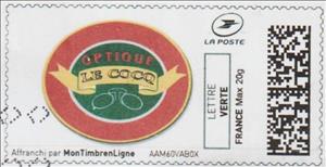 Stamp, Optique Le Cocq, Personalized and Private Mail Stamps,  , Logos, Opticians