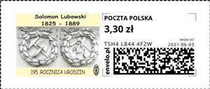Stamp, SALOMON Łubowski 1825 - 1889, Personalized and Private Mail Stamps,  , Famous People