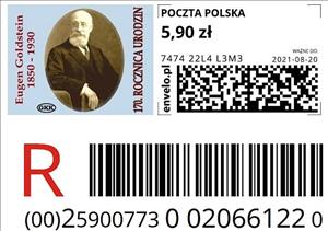Stamp, Eugen Goldstein 1850 - 1930, Personalized and Private Mail Stamps,  , Famous People