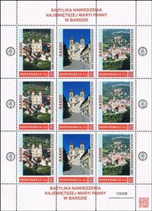 Mini Sheet, Bardo Basilica of the Visitation, Personalized and Private Mail Stamps,  , Churches - Cathedrals - Basilicas - Chapels
