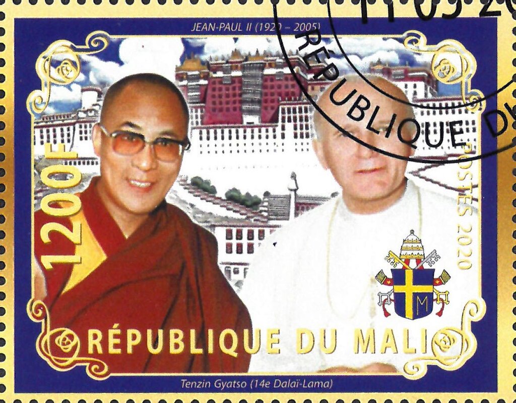 Pope John Paul II and Dalai Lama