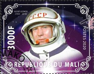 Stamp, Alexei Leonov, Cinderellas,  , Astronauts