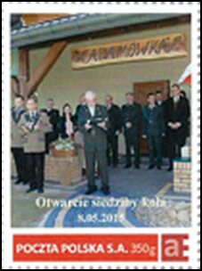Stamp, Opening of the seat of the Society, Personalized and Private Mail Stamps,  , Hunting