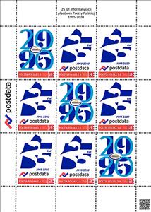 Mini Sheet, 1995 2020 Postdata, Personalized and Private Mail Stamps,  , Postal Services