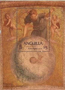 Souvenir Sheet, Astronomy, Anguilla,  