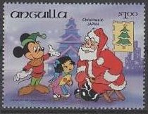 Various Disney characters and celebrations