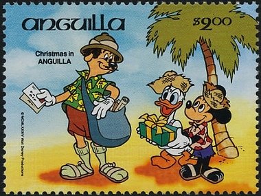 Various Disney characters and celebrations