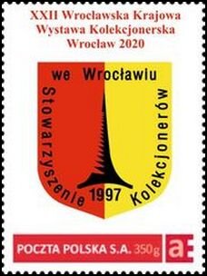 Stamp, XXII Wrocław National Collector's Exhibition Wrocław 2020, Personalized and Private Mail Stamps,  
