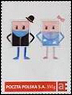 Stamp, Board of the Świętokrzyskie District PZF, Personalized and Private Mail Stamps,  