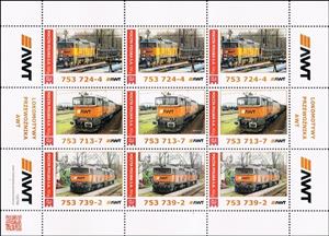 Mini Sheet, Locomotive, Personalized and Private Mail Stamps,  , Locomotives, Railways