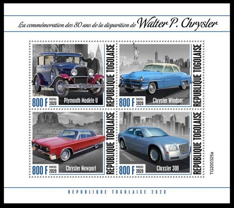 80th Anniversary of the Death of Walter P. Chrysler