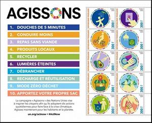 Mini Sheet, Act Now for People and Planet, Togo,  , Organizations