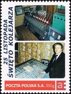 Stamp, November 25 Railwayman's Day, Personalized and Private Mail Stamps,  , Railways
