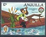 Stamp, Disney characters in Huckleberry Finn, Anguilla,  , Disney