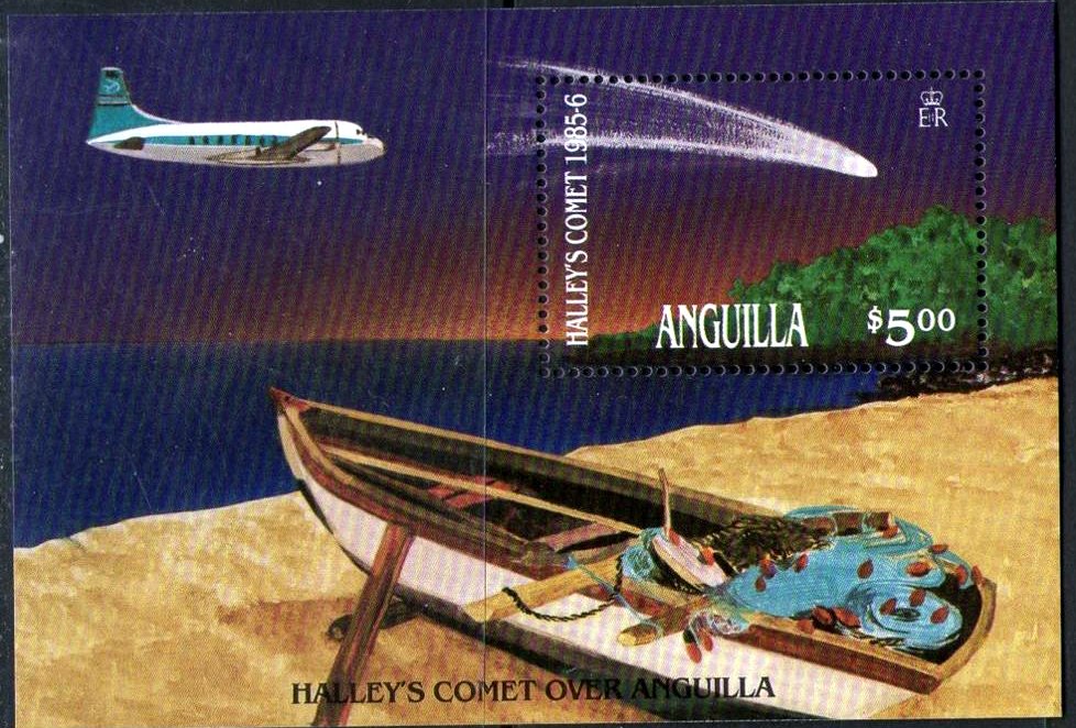 Comet over Anguilla