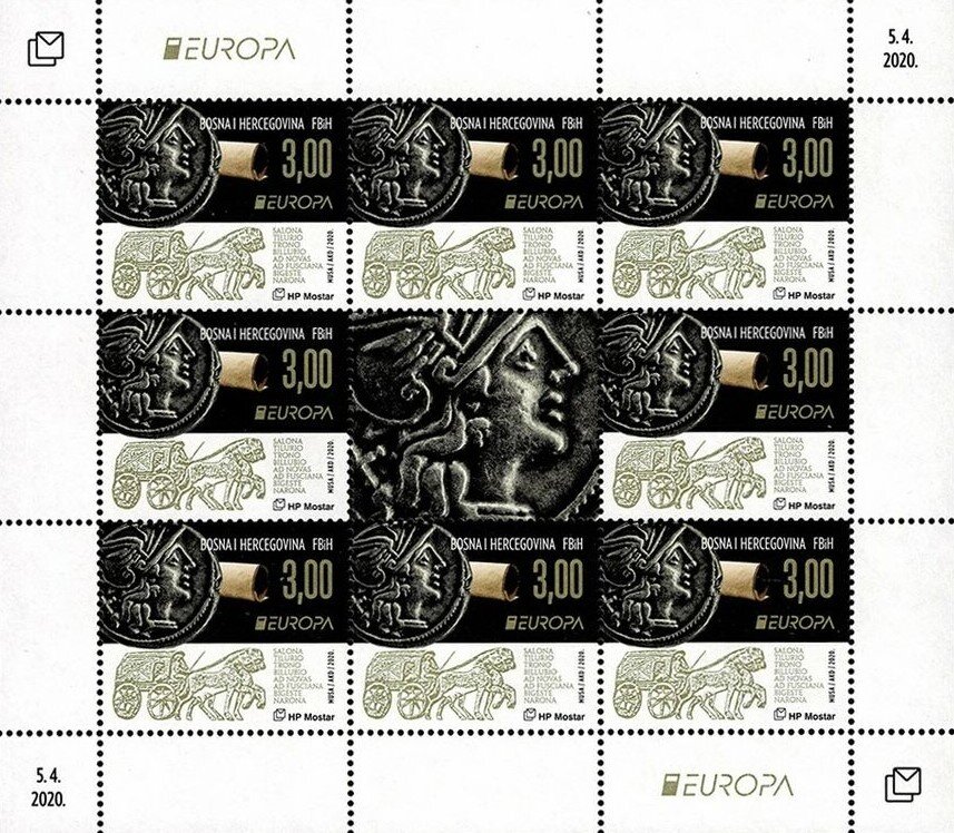 Roman Postal Route and Roman Coin