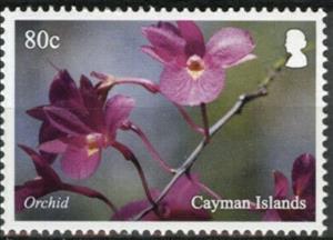 Stamp, Orchid, Cayman Islands,  , Flowers, Gardens, Orchids, Plants (Flora)