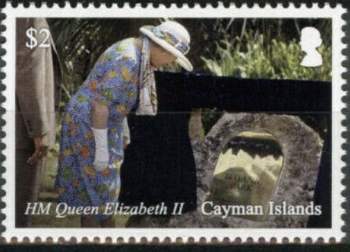 Queen Elizabeth II Visiting Garden