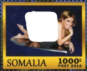 Stamp, Beach Models, Cinderellas,  , Models, Nudes, Photographs, Women