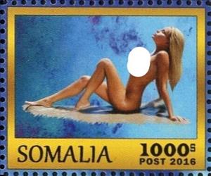 Stamp, Beach Models, Cinderellas,  , Models, Nudes, Photographs, Women