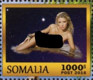 Stamp, Beach Models, Cinderellas,  , Models, Nudes, Photographs, Women