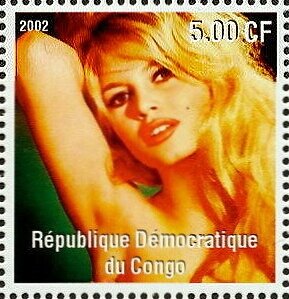 Stamp, Brigitte Bardot, Cinderellas,  , Actors, Women