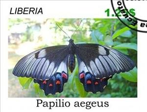 Stamp, Butterflies, Cinderellas,  , Butterflies