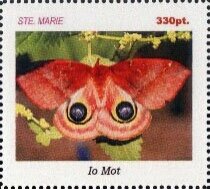 Stamp, Butterflies, Cinderellas,  , Butterflies, Insects