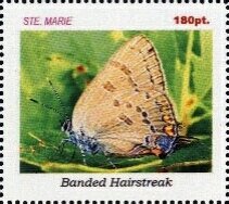 Stamp, Butterflies, Cinderellas,  , Butterflies, Insects