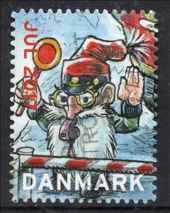 Stamp, Christmas scene, Cinderellas,  , Christmas, Headgear, Snow
