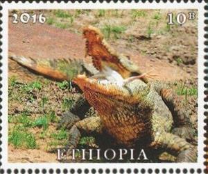 Stamp, Crocodiles, Cinderellas,  , Animals (Fauna), Crocodiles