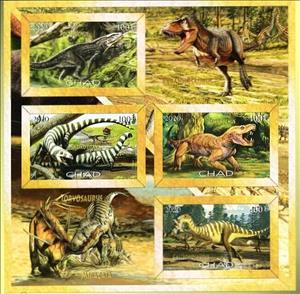 Mini Sheet, Dinosaurs, Cinderellas,  , Dinosaurs, Prehistorical Animals