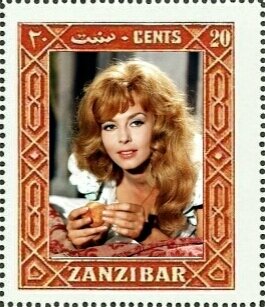 Stamp, Jocelyne Yvonne Renee Mercier, Cinderellas,  , Actors, Famous People, Women
