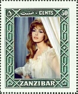 Stamp, Jocelyne Yvonne Renee Mercier, Cinderellas,  , Actors, Famous People, Women