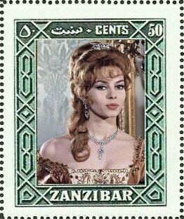 Stamp, Jocelyne Yvonne Renee Mercier, Cinderellas,  , Actors, Famous People, Women