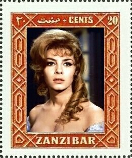 Stamp, Jocelyne Yvonne Renee Mercier, Cinderellas,  , Actors, Famous People, Women