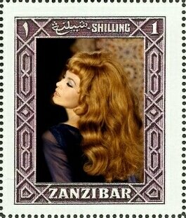 Stamp, Jocelyne Yvonne Renee Mercier, Cinderellas,  , Actors, Famous People, Women