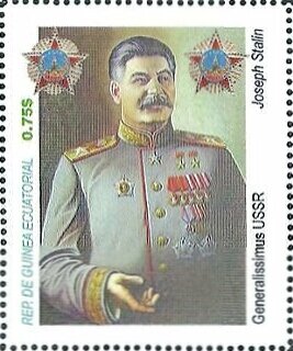 Stamp, Joseph Stalin, Cinderellas,  , Famous People, Men, Military Officers