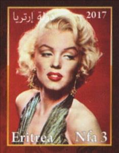 Stamp, Marilyn Monroe, Cinderellas,  , Actors, Famous People, Photographs, Singers, Women