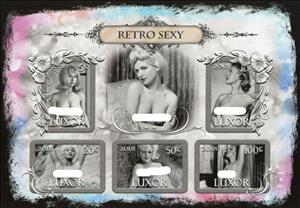 Mini Sheet, Retro Sexy, Cinderellas,  , Nudes, Photographs