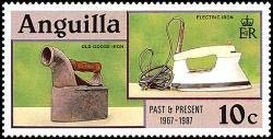Old goose iron, electric iron