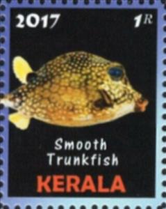 Stamp, Smooth Trunkfish, Cinderellas,  , Fishes