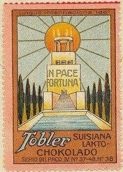 Tobler Chocolate Peace Luck