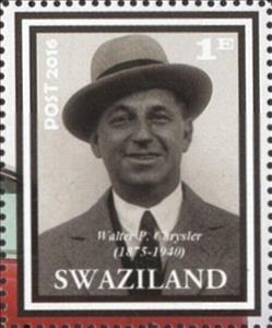 Stamp, Walter P. Chrysler, Cinderellas,  , Famous People, People