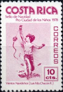Stamp, Child City, Costa Rica,  , Children